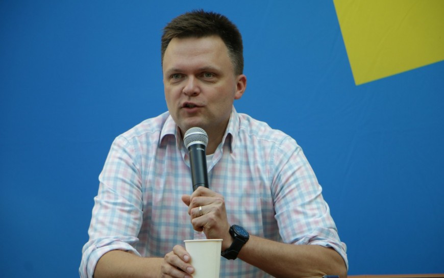 Szymon Hołownia zachwycił legniczanki