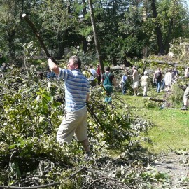 powiększ zdjęcie: W rocznicę huraganu odkryjemy na nowo legnicki park