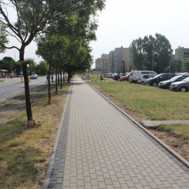 Mieszkańcy Piekar mają nowy chodnik przy ul. Iwaszkiewicza