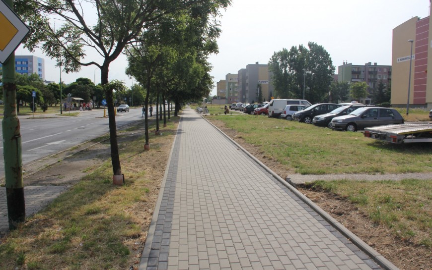 Mieszkańcy Piekar mają nowy chodnik przy ul. Iwaszkiewicza
