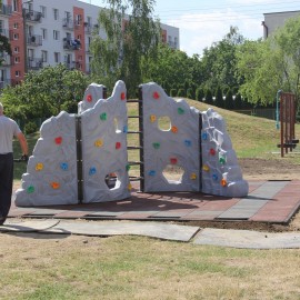powiększ zdjęcie: LBO 2019. Rozbudowa i modernizacja placu zabaw w Przedszkolu nr 1 na ukończeniu