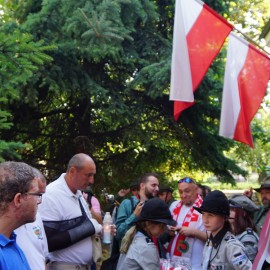 powiększ zdjęcie: Legnica uczciła 75 rocznicę Powstania Warszawskiego