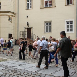 powiększ zdjęcie: Poznaliśmy tajemnice Zamku Piastowskiego i jego dawnych mieszkańców