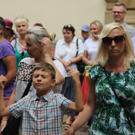 powiększ zdjęcie: Poznaliśmy tajemnice Zamku Piastowskiego i jego dawnych mieszkańców