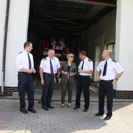 powiększ zdjęcie: Strażacy z Wuppertalu podziwiali umiejętności naszych ratowników