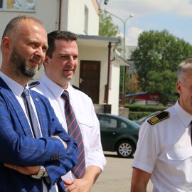 powiększ zdjęcie: Strażacy z Wuppertalu podziwiali umiejętności naszych ratowników