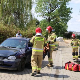 powiększ zdjęcie: Strażacy z Wuppertalu podziwiali umiejętności naszych ratowników