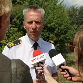 powiększ zdjęcie: Strażacy z Wuppertalu podziwiali umiejętności naszych ratowników