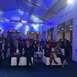 powiększ zdjęcie: Prezydent Legnicy gościem forum w Krynicy