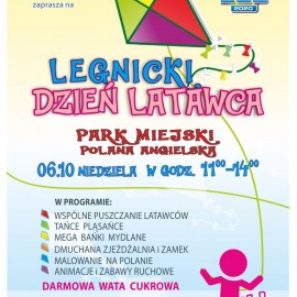 powiększ zdjęcie: Zapraszamy na Legnicki Dzień Latawca.Wznieś się ponad przeciętność