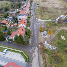 Przebudowa ul. Szczytnickiej. Zobacz jak przebiegają prace