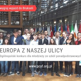 Konkurs dla młodzieży Europa z naszej ulicy. Wygraj wycieczkę do Brukseli