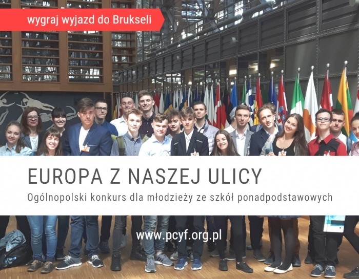 Konkurs dla młodzieży Europa z naszej ulicy. Wygraj wycieczkę do Brukseli