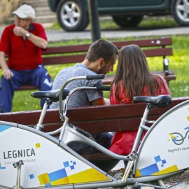 powiększ zdjęcie: Rekordowy Legnicki Rower Miejski