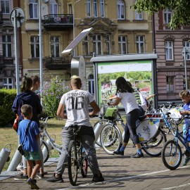 powiększ zdjęcie: Rekordowy Legnicki Rower Miejski