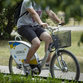 powiększ zdjęcie: Rekordowy Legnicki Rower Miejski