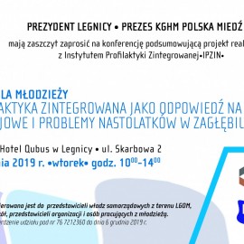 powiększ zdjęcie: Legnica i KGHM Polska Miedź wspierają rozwój ludzi młodych. Razem dla młodzieży