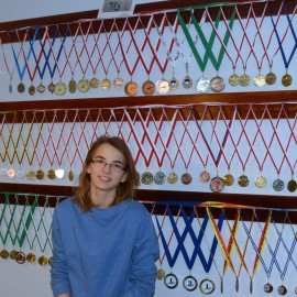 powiększ zdjęcie: Zdrowa Legnica z pływacką mistrzynią Europy Kornelią Fiedkiewicz