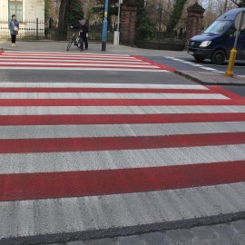 powiększ zdjęcie: Aktywne i bezpieczne przejście dla pieszych na ul. Wrocławskiej