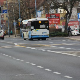 powiększ zdjęcie: Aktywne i bezpieczne przejście dla pieszych na ul. Wrocławskiej