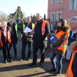 Dobra pogoda sprzyja wykonawcom przebudowy ulicy Szczytnickiej