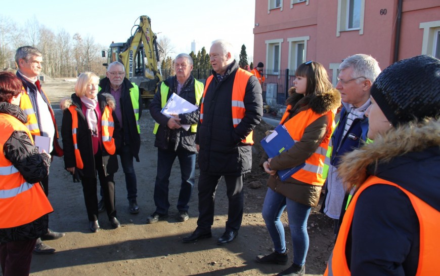 Dobra pogoda sprzyja wykonawcom przebudowy ulicy Szczytnickiej