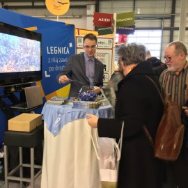 powiększ zdjęcie: Oferta naszego miasta zrobiła furorę na targach w Dreźnie