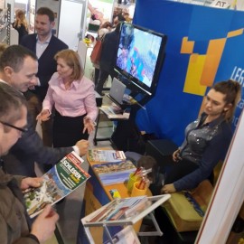 powiększ zdjęcie: Oferta naszego miasta zrobiła furorę na targach w Dreźnie