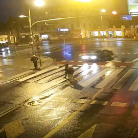 Potrącił kobietę na przejściu dla pieszych i uciekł. Wpadł dzięki monitoringowi