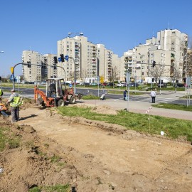 Na osiedlu Piekary powstają nowe ścieżki rowerowe