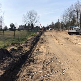 powiększ zdjęcie: Zaawansowane prace przy przebudowie ul. Szczytnickiej