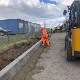 powiększ zdjęcie: Zaawansowane prace przy przebudowie ul. Szczytnickiej