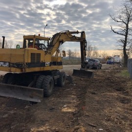 powiększ zdjęcie: Zaawansowane prace przy przebudowie ul. Szczytnickiej