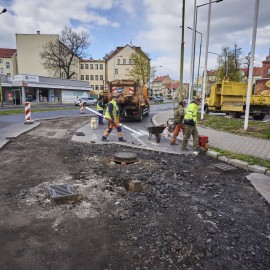 powiększ zdjęcie: Wymiana nawierzchni na części ulicy Muzealnej