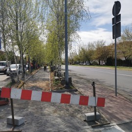 powiększ zdjęcie: Powstają nowe chodniki w mieście