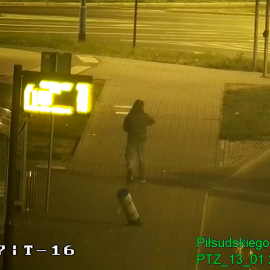 Monitoring miejski pomógł w zatrzymaniu wandala