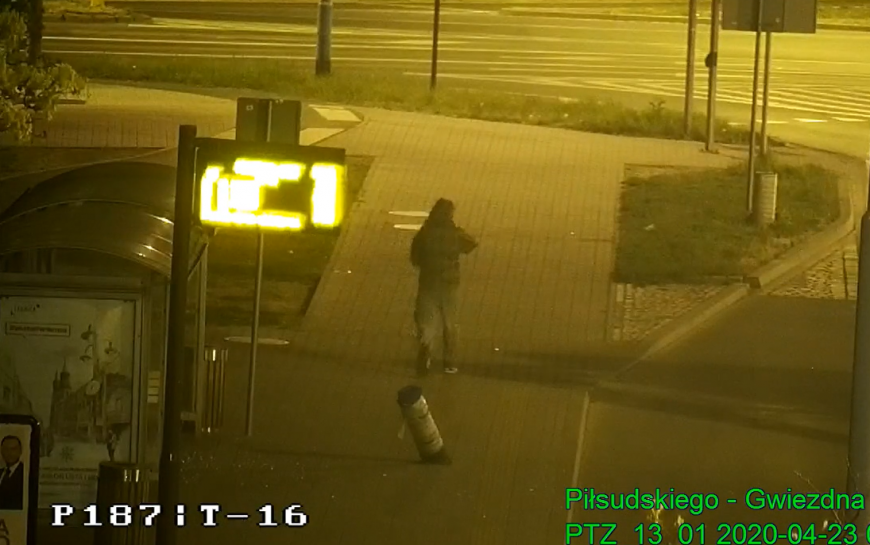Monitoring miejski pomógł w zatrzymaniu wandala