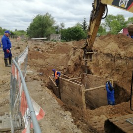 powiększ zdjęcie: Budowa ulicy Gumińskiego. Zobacz, jak przebiegają prace