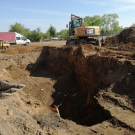 powiększ zdjęcie: Budowa ulicy Gumińskiego. Zobacz, jak przebiegają prace