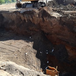 powiększ zdjęcie: Budowa ulicy Gumińskiego. Zobacz, jak przebiegają prace