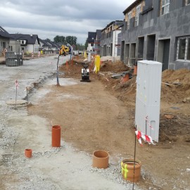 powiększ zdjęcie: Budowa ulicy Gumińskiego. Zobacz, jak przebiegają prace