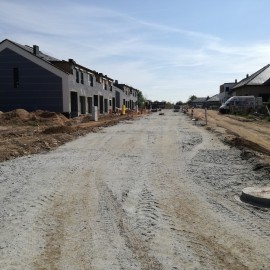 powiększ zdjęcie: Budowa ulicy Gumińskiego. Zobacz, jak przebiegają prace