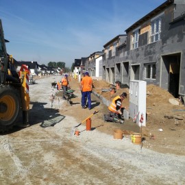 powiększ zdjęcie: Budowa ulicy Gumińskiego. Zobacz, jak przebiegają prace