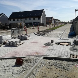 powiększ zdjęcie: Budowa ulicy Gumińskiego. Zobacz, jak przebiegają prace