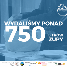 powiększ zdjęcie: Legniccy wolontariusze rozdali już 750 litrów Zupy w Koronie
