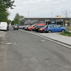 powiększ zdjęcie: W piątek rozpoczynają się prace drogowe na ul. Karkonoskiej i Bieszczadzkiej