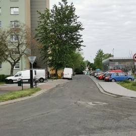 powiększ zdjęcie: W piątek rozpoczynają się prace drogowe na ul. Karkonoskiej i Bieszczadzkiej