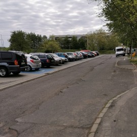 powiększ zdjęcie: W piątek rozpoczynają się prace drogowe na ul. Karkonoskiej i Bieszczadzkiej