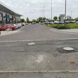 powiększ zdjęcie: W piątek rozpoczynają się prace drogowe na ul. Karkonoskiej i Bieszczadzkiej