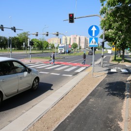 powiększ zdjęcie: Na osiedlu Piekary mamy już nowe ścieżki rowerowe